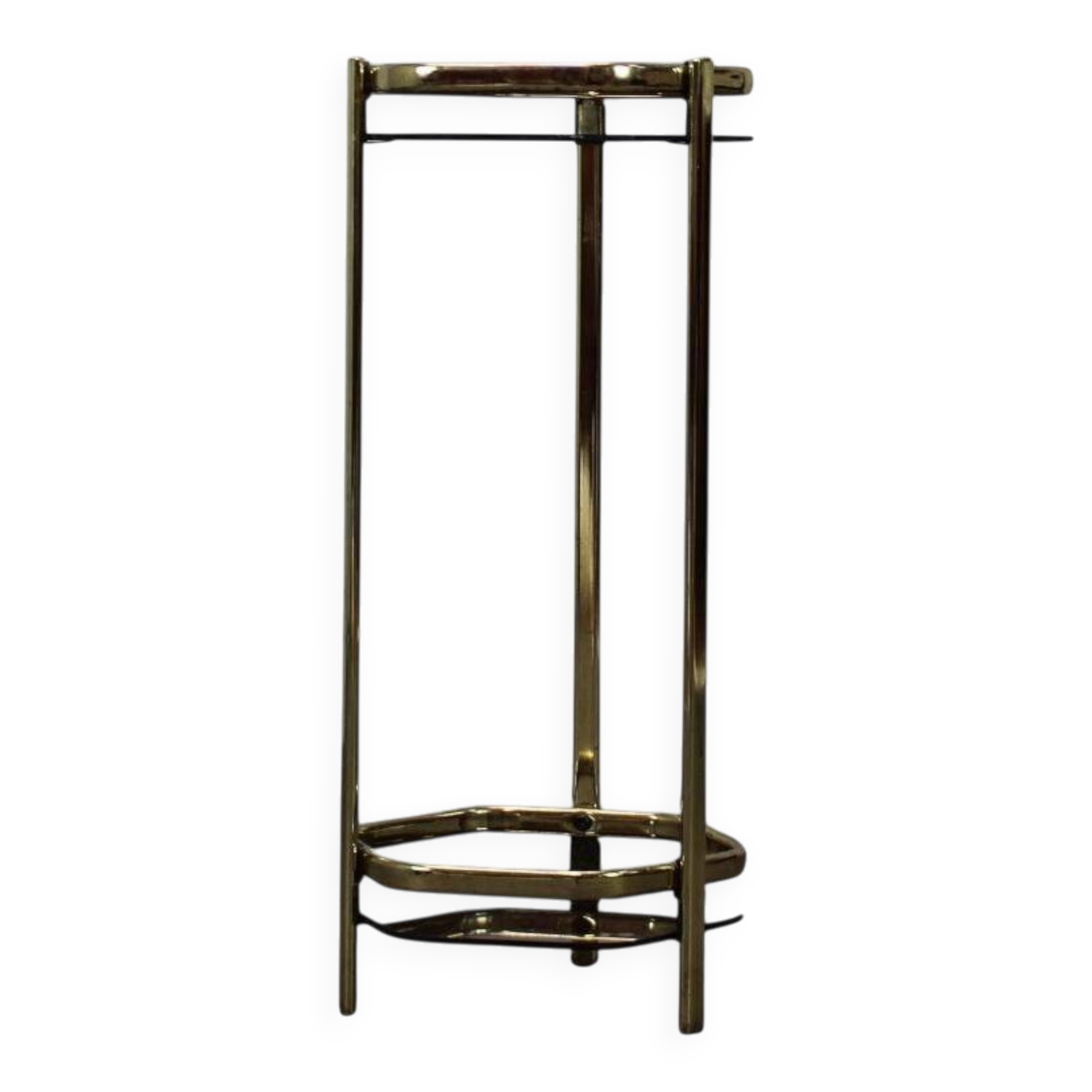 Mid-Century Brass and Smoked Glass Tea Table, 1970s, Germany