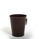 Carl auböck 1950s brown leather waste paper basket
