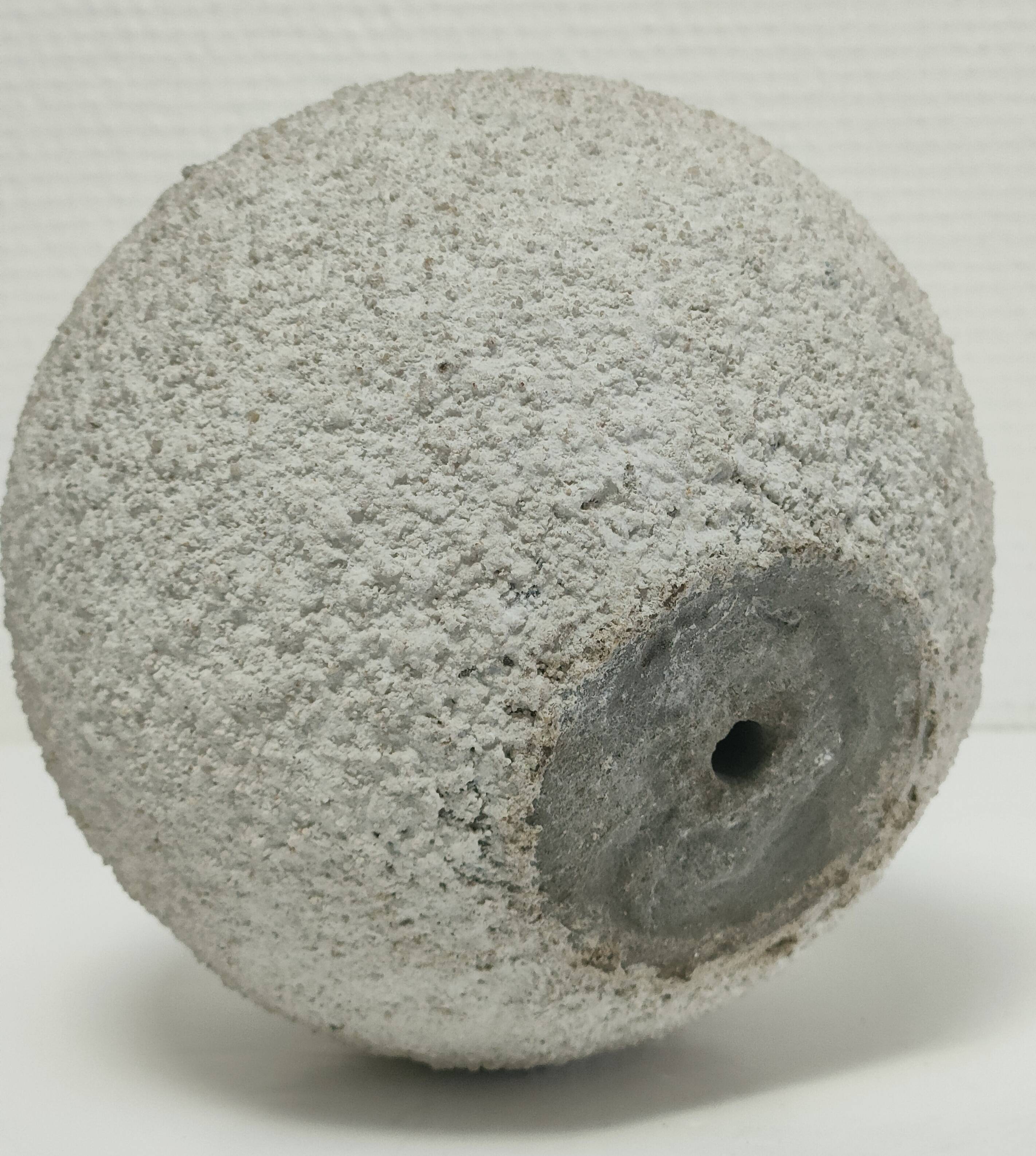 planter ball concrete cement design 60s