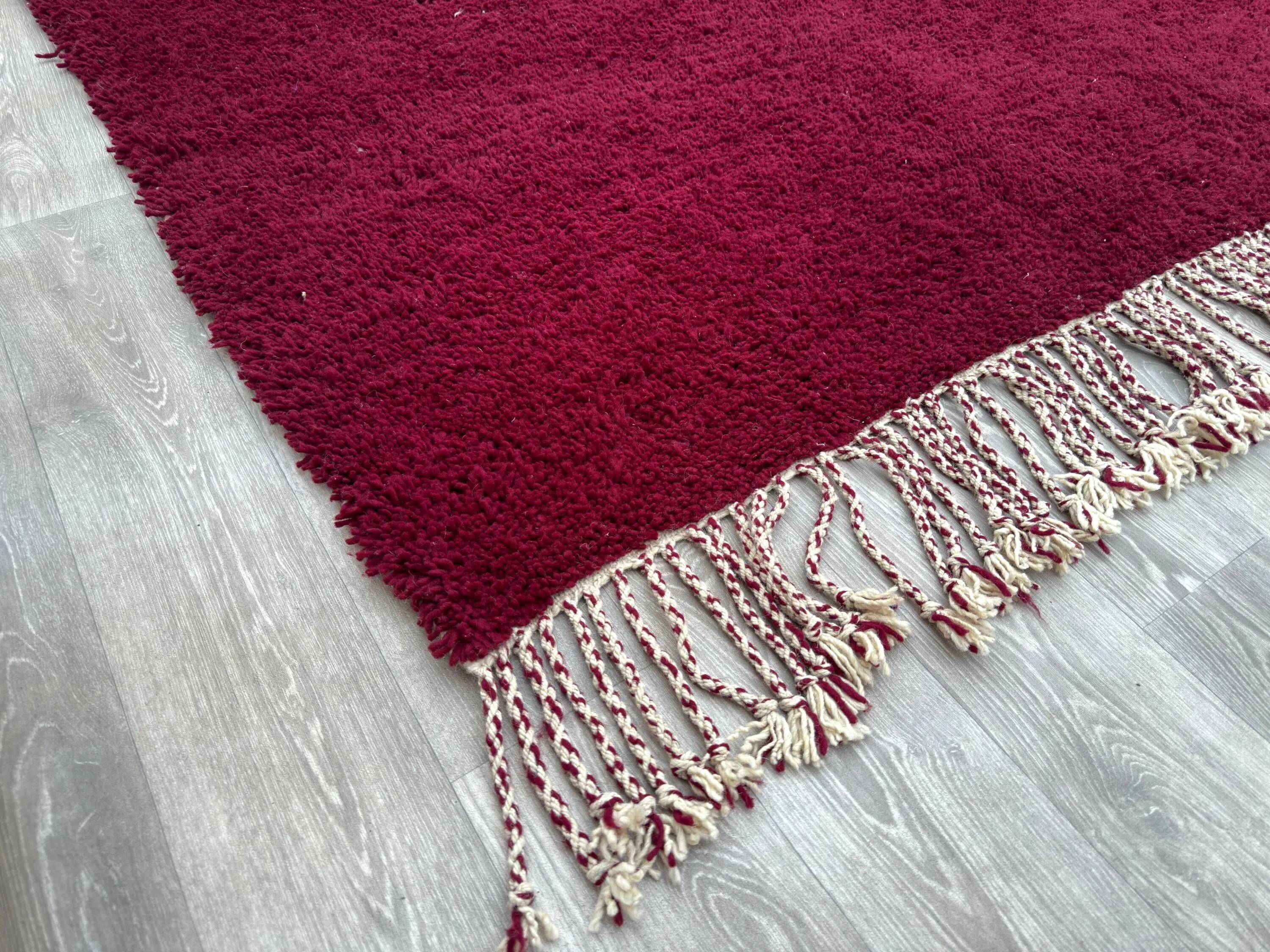 Moroccan handmade wool rug 2.5 x 1.5 m