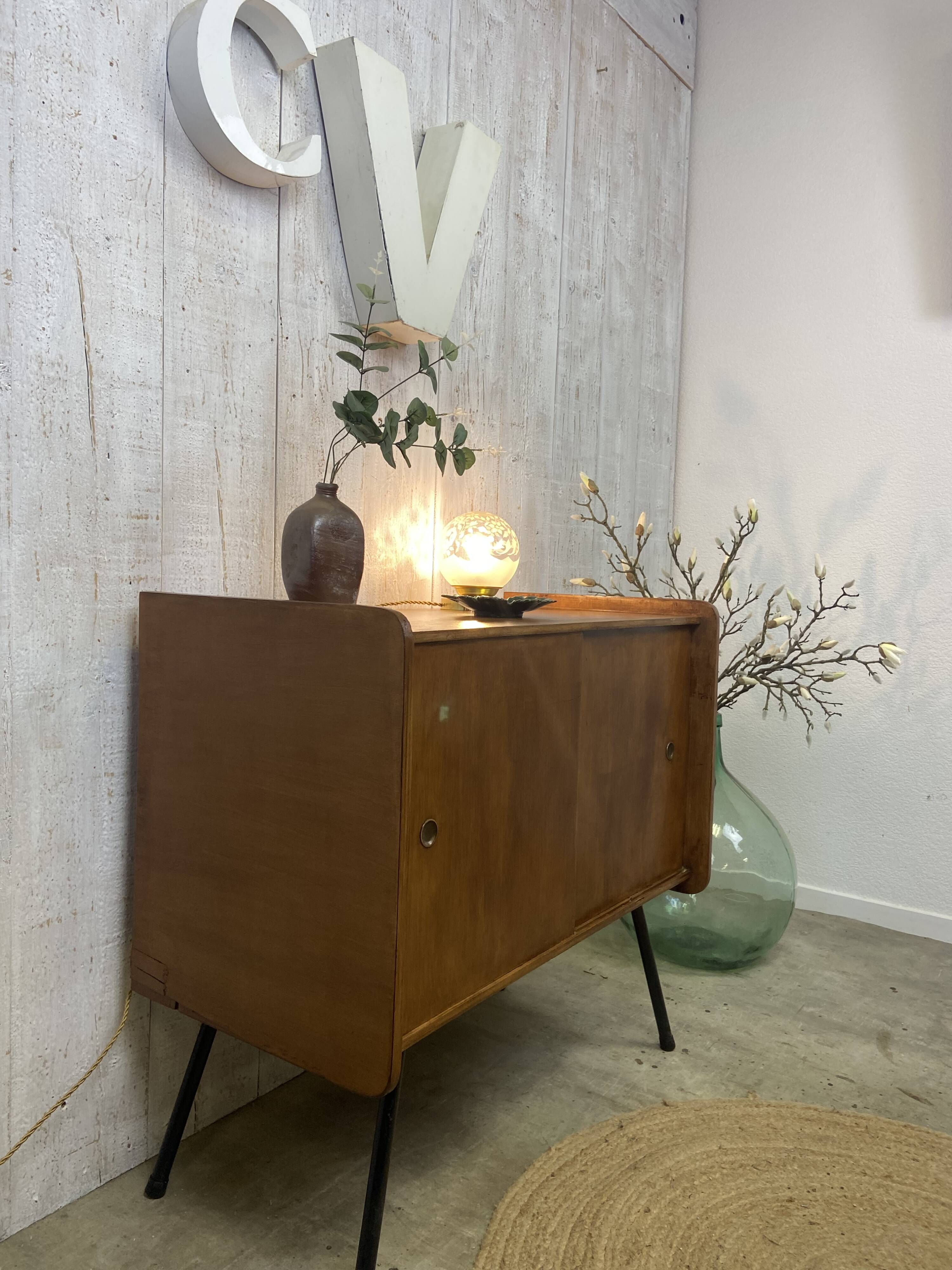 Vintage vinyl cabinet