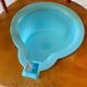 Vintage wooden Baumann baby armchair