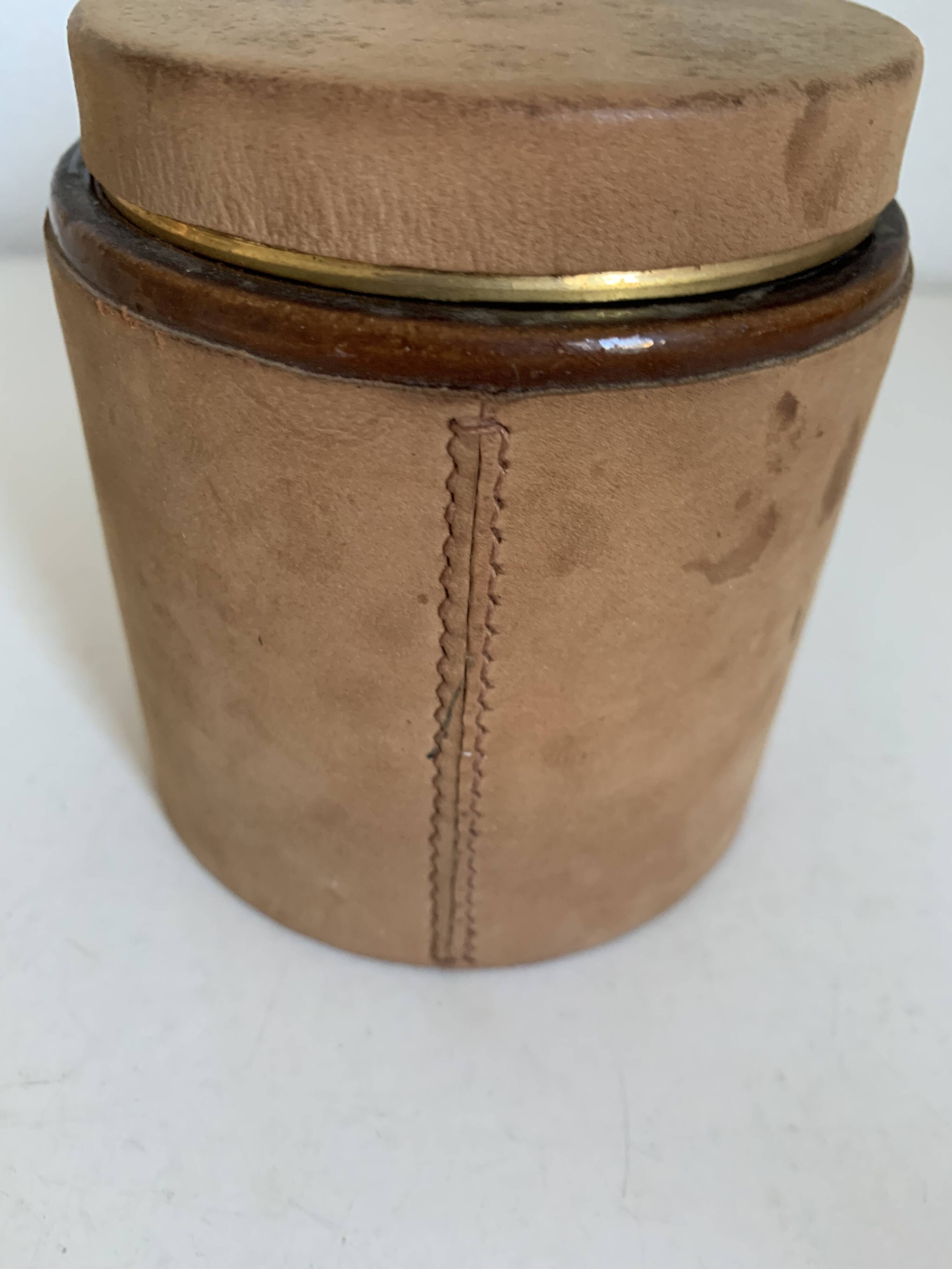Vintage 1960s Longchamp suede and horse cigarette case - 11 x 10 cm