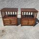 Pair of rattan bedside from the 1970s
