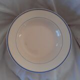 Set of 9 old Moulin du Loup Louvois model plates.