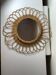 Miroir en osier vintage 