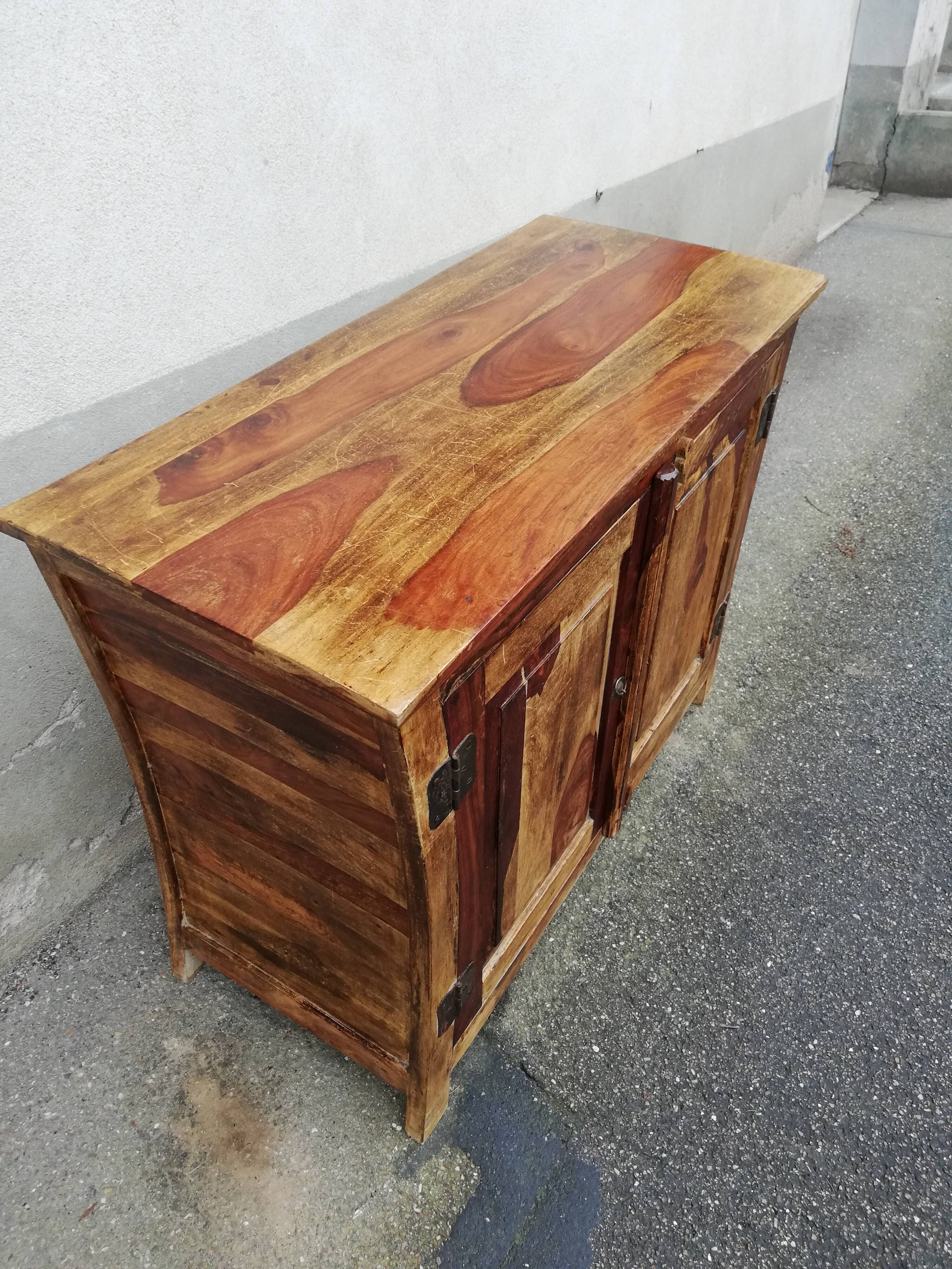 Vintage exotic wood sideboard