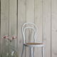 Children's tuna cannage chair renovated in sky blue
