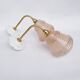Swan neck and Clichy glass wall lights