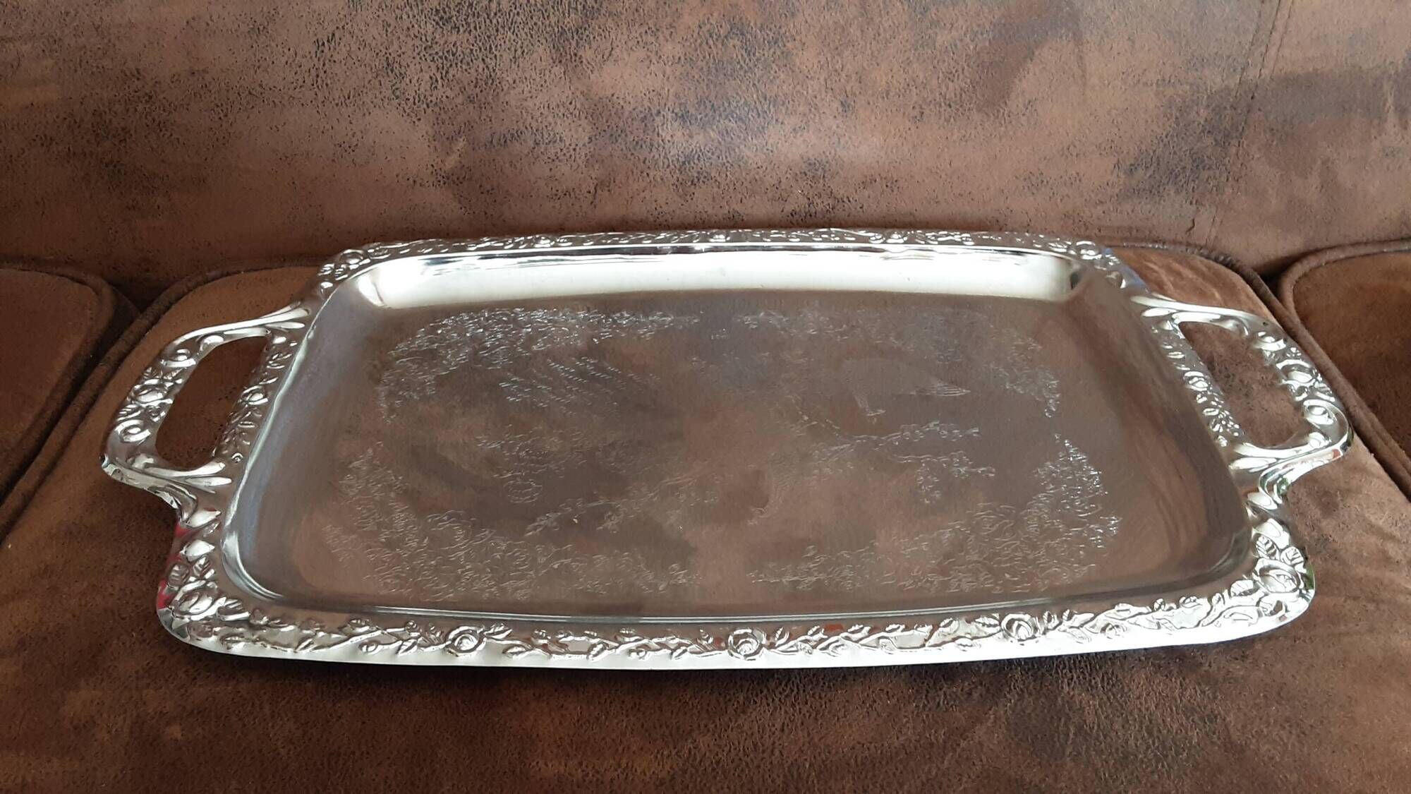 Vintage metal tray