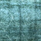 Moroccan Berber carpet Beni Ouarain emerald green 2.73x2.13m