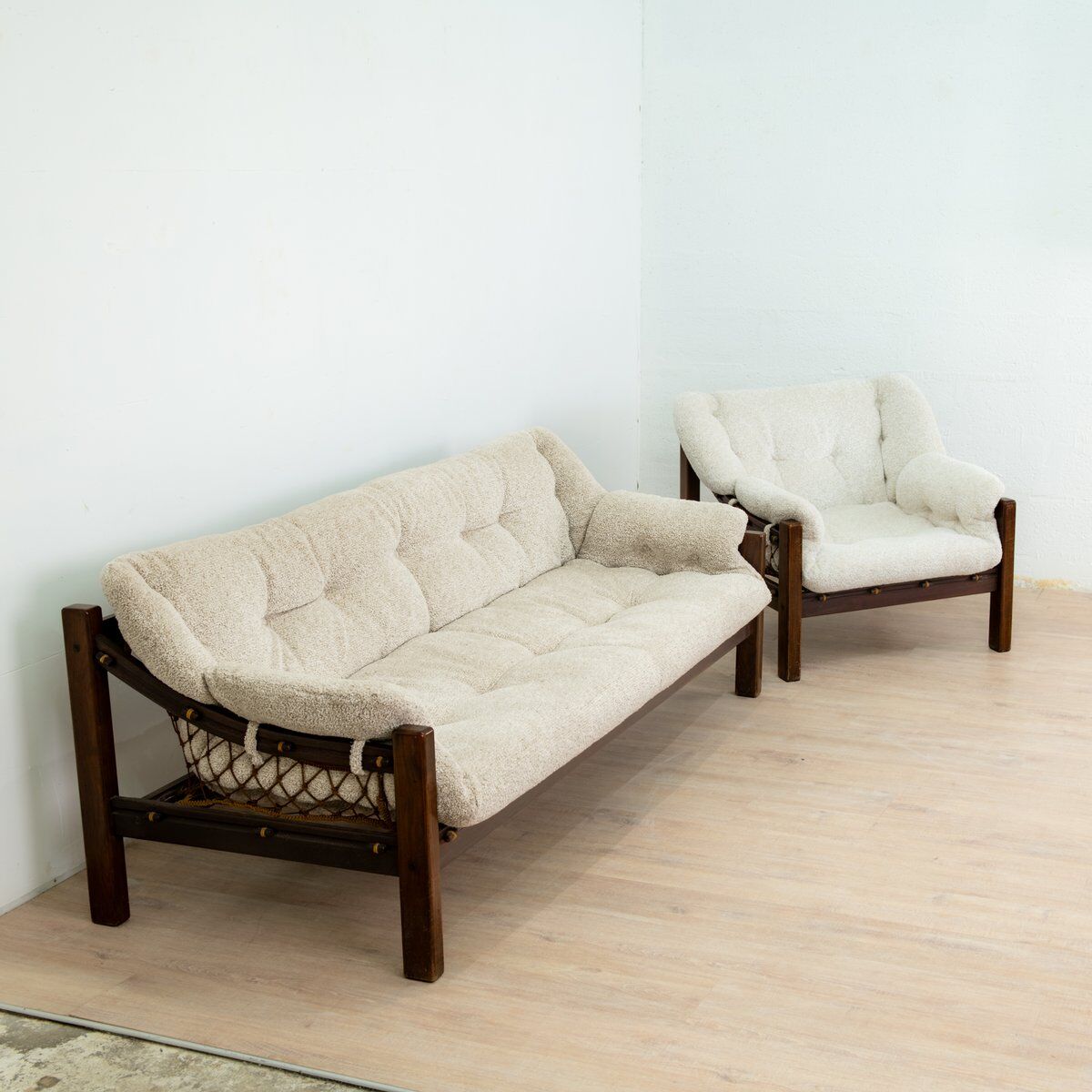 Vintage Amazonas living room furniture set by Jean Gillon, 1972, set of 4.