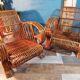 Fauteuils bambou Indochine 1940s