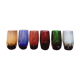 Service 6 vintage coloured glasses