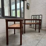 Pair of mahogany display cabinets from the 1960s