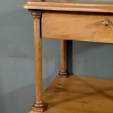 Small solid walnut shelf unit – 1900