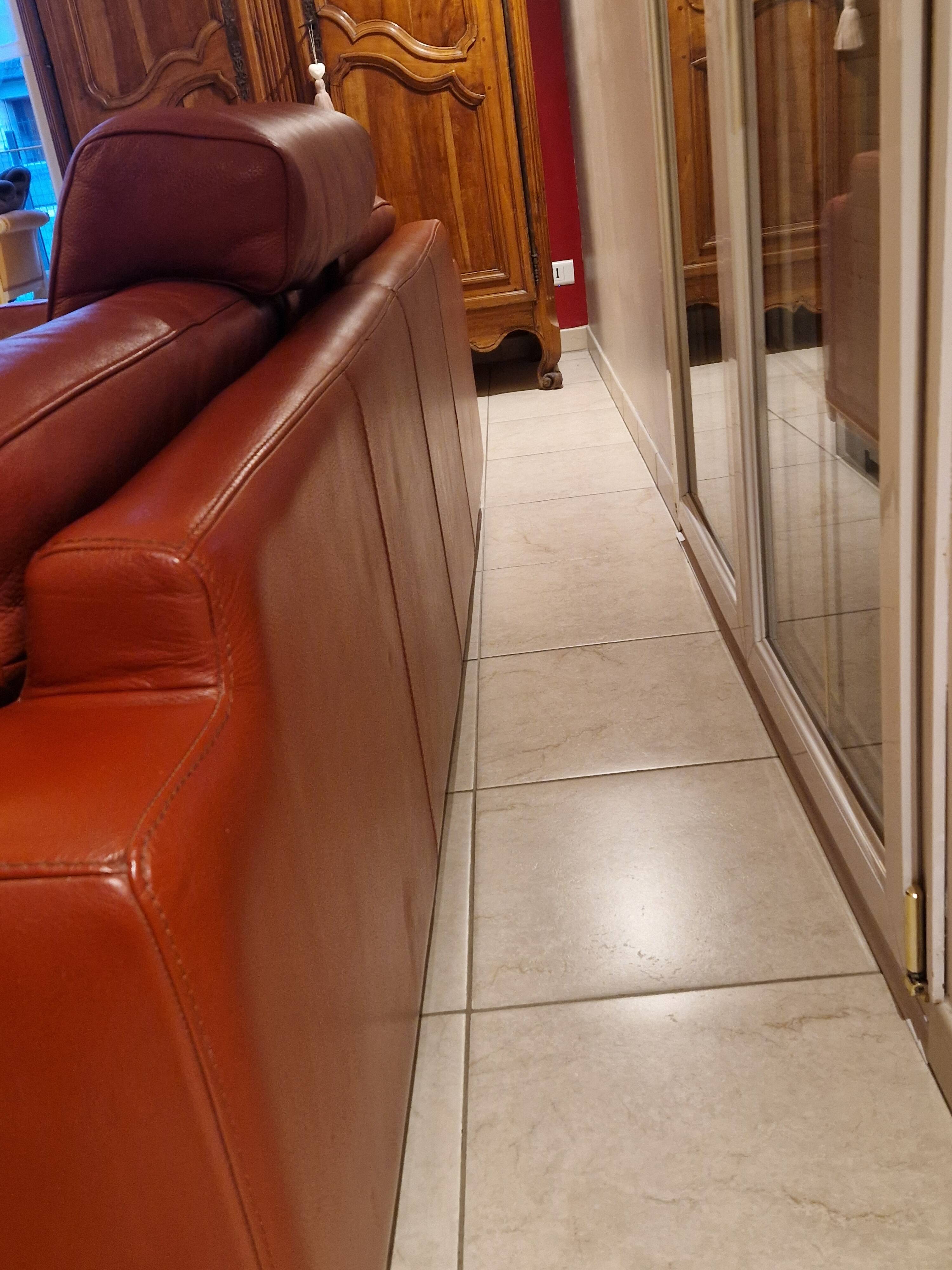 Roche Bobois leather sofa