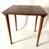 Table d’appoint scandinave en teck Mobelintarsia