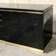 Jean-Claude Mahey for Maison Romeo Paris — Sideboard in black lacquer and milk.