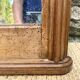 Miroir art déco biseauté , bois sculpté