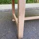 Renovated farmhouse table desk in oak, 110cm from the 1920s.