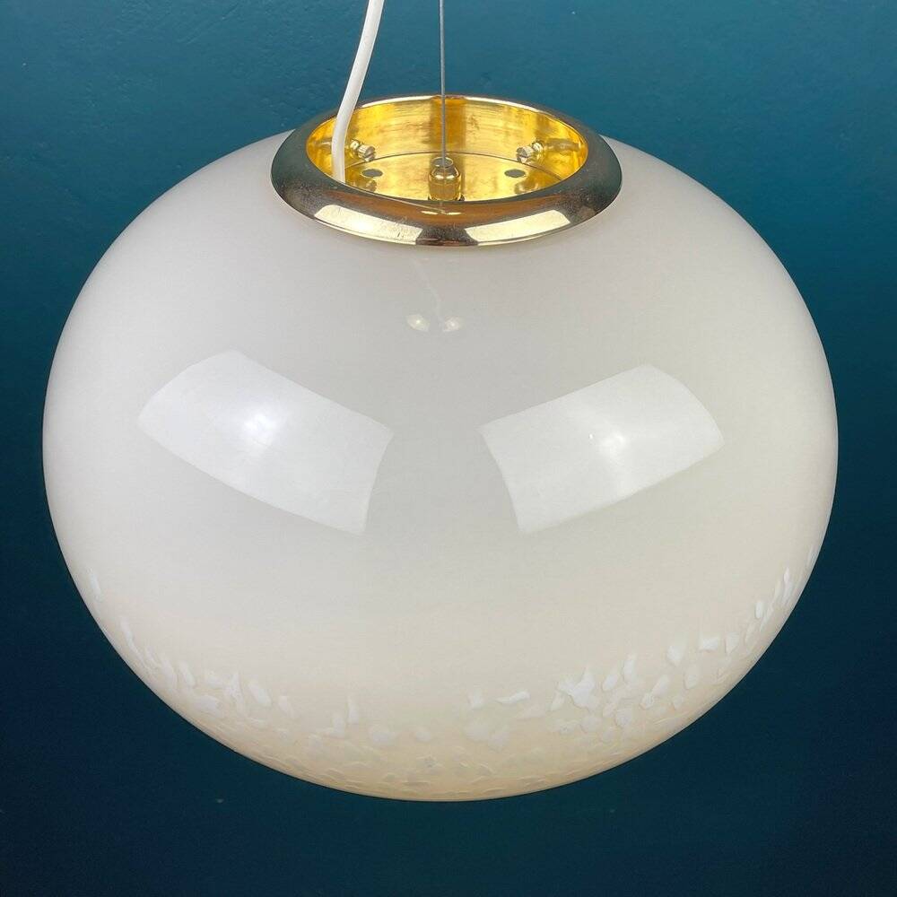 Suspension Murano Beige Italian from Murano glass, 1970s