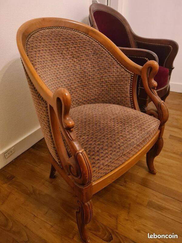 swan neck armchair