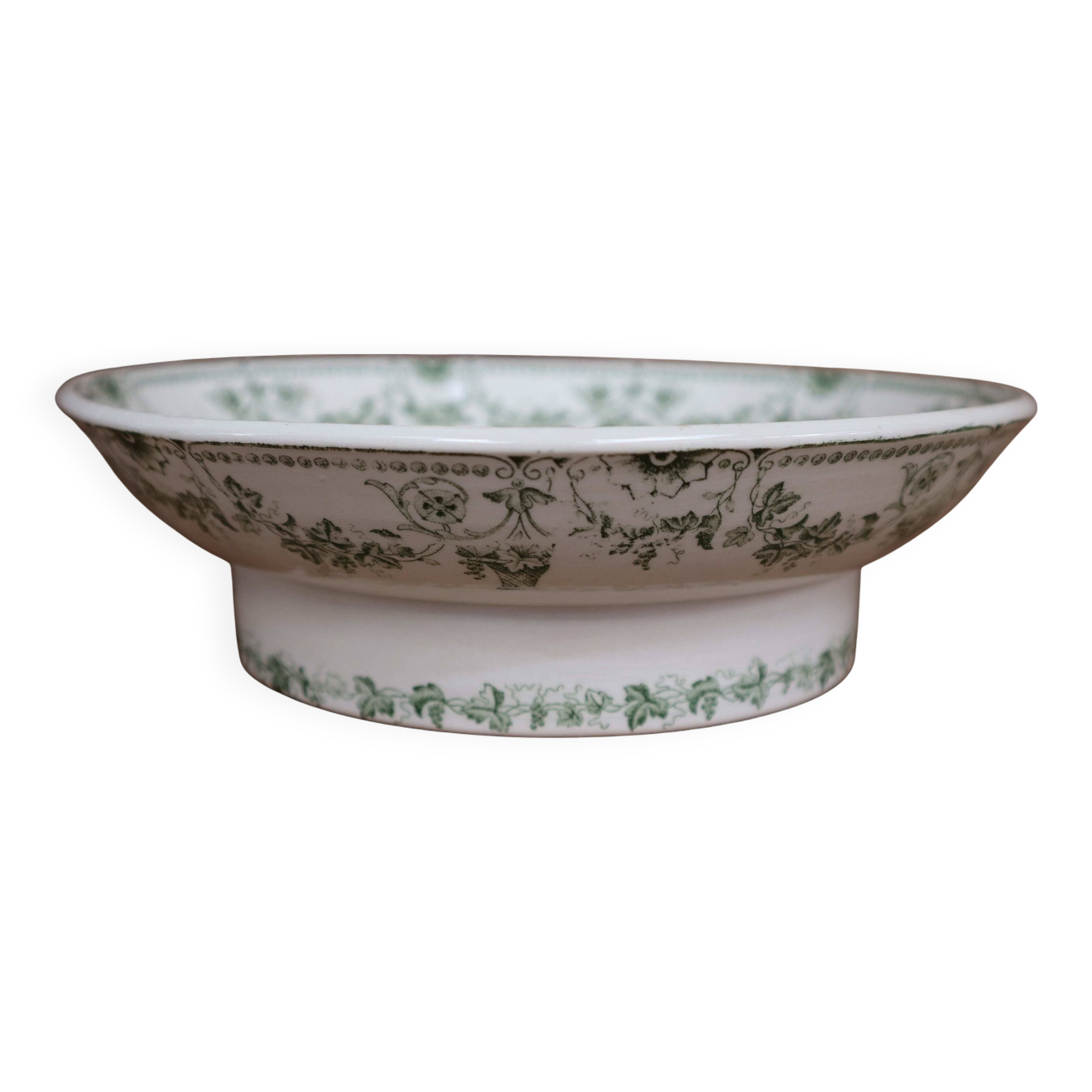 Badonviller Champagne model footed dish/composite bowl
