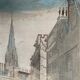 FRUSOTTE, optical view of Queen's College and Oxford University,