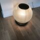 Lampe importante industrielle sur platine et roulettes