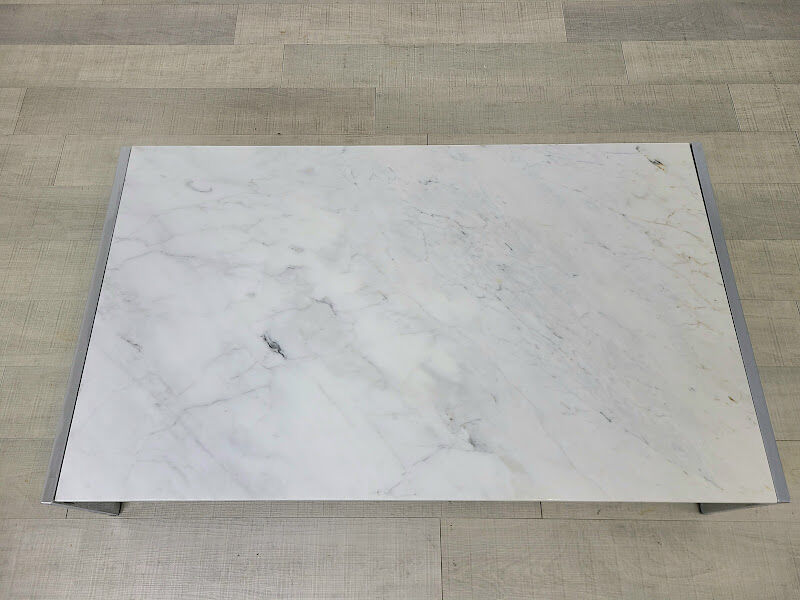 Airborne marble coffee table design J.A.Motte vintage 60s
