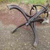Parrot coat holder in curved wood - Art Nouveau