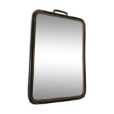 Former barber beveled mirror 23,5x16cm