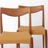 Pair of Bambi Dining Chairs by Rastad & Relling for Gustav Bahus, 1960s