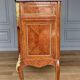 COMMODE TRANSITION LOUIS XV XVI LATE XIX TH ORNAMENTATION BRONZE MARBLE
