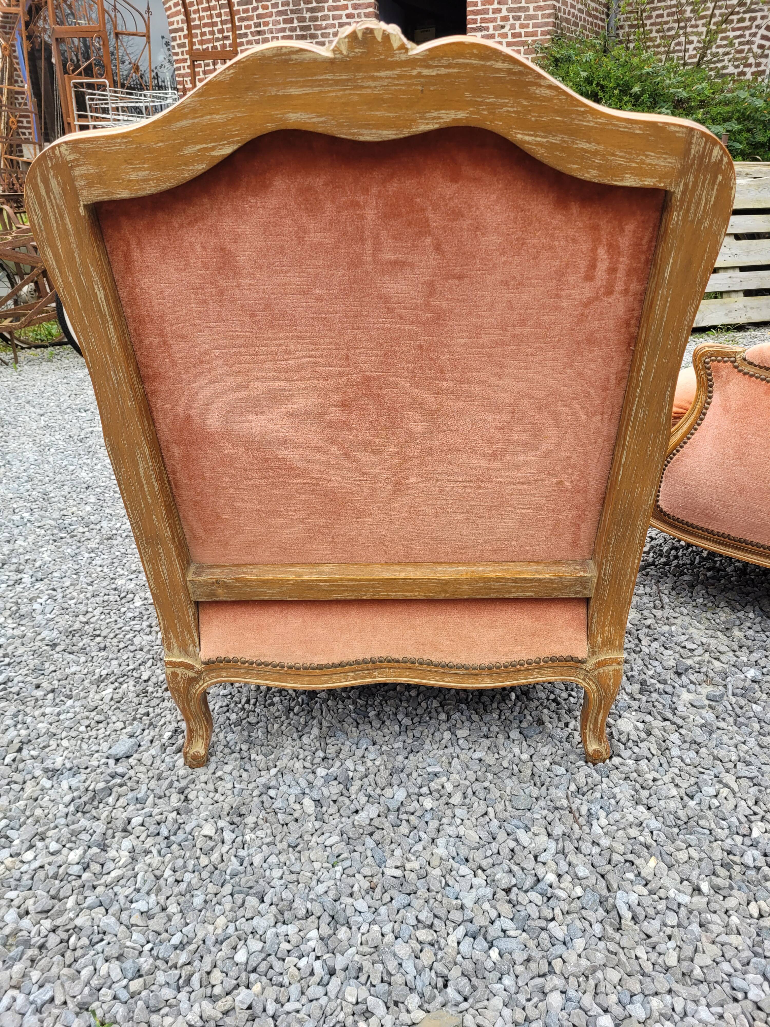 Pair of shepherdess style louis XV