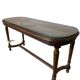 Louis XVI style 2-seater caned piano bench