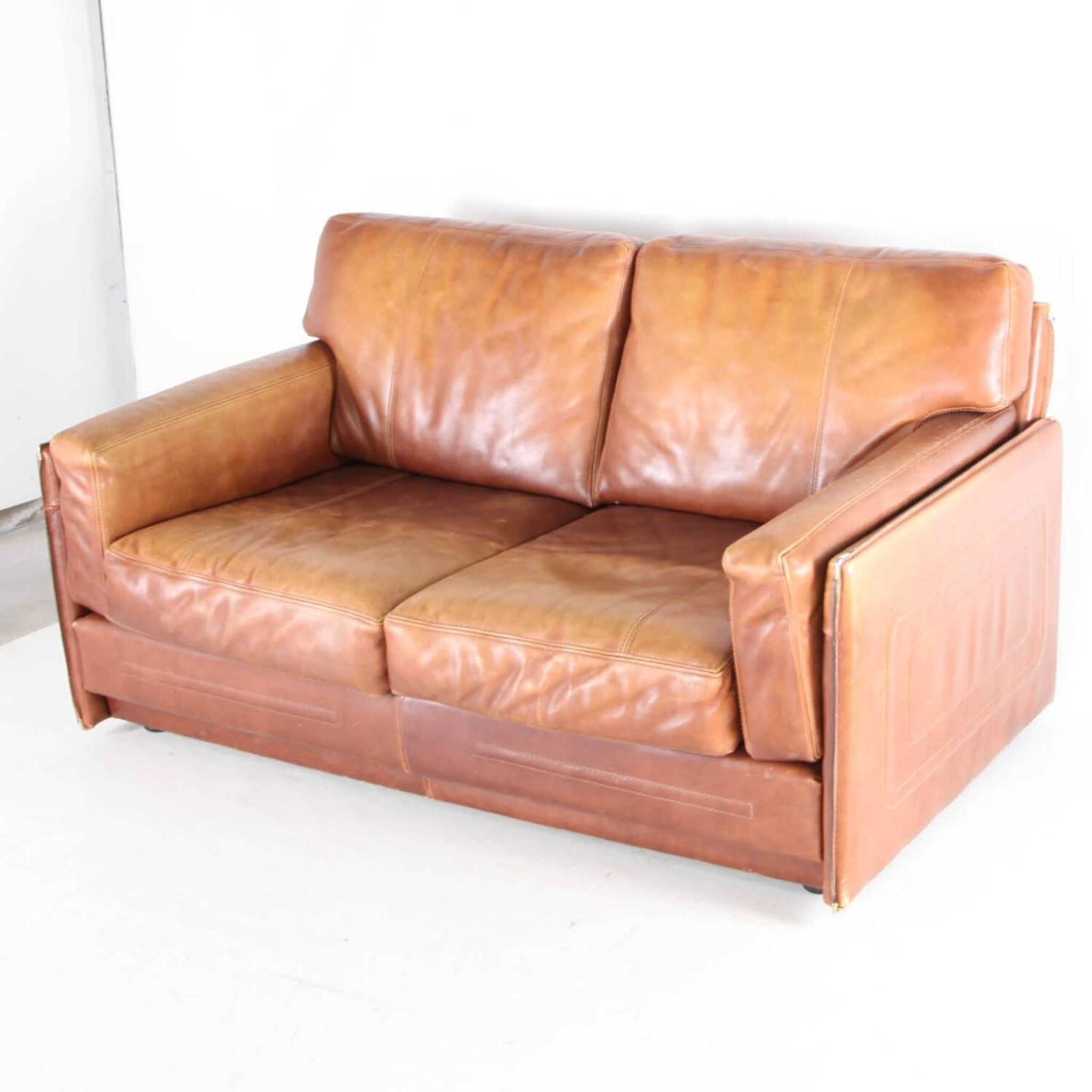 Roche Bobois leather sofa