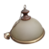 Suspension verre et laiton