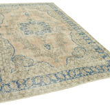 Handmade One-of-a-Kind Oriental Beige Carpet 204 cm x 307 cm