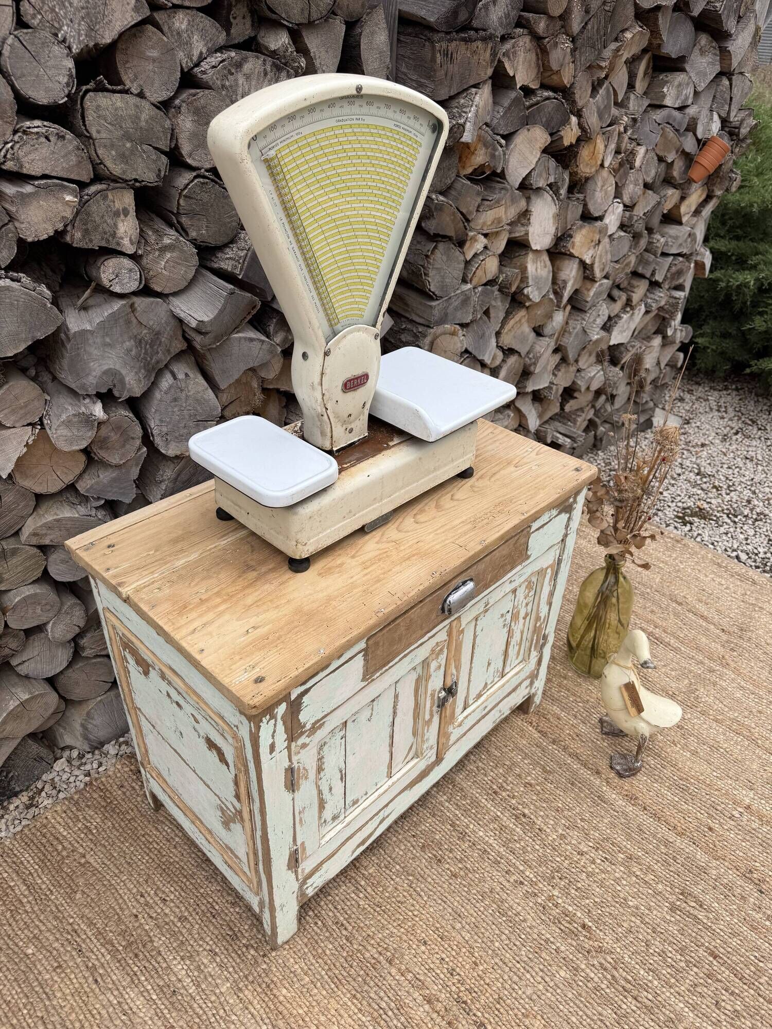 Meuble rangement vintage/ Meuble métier