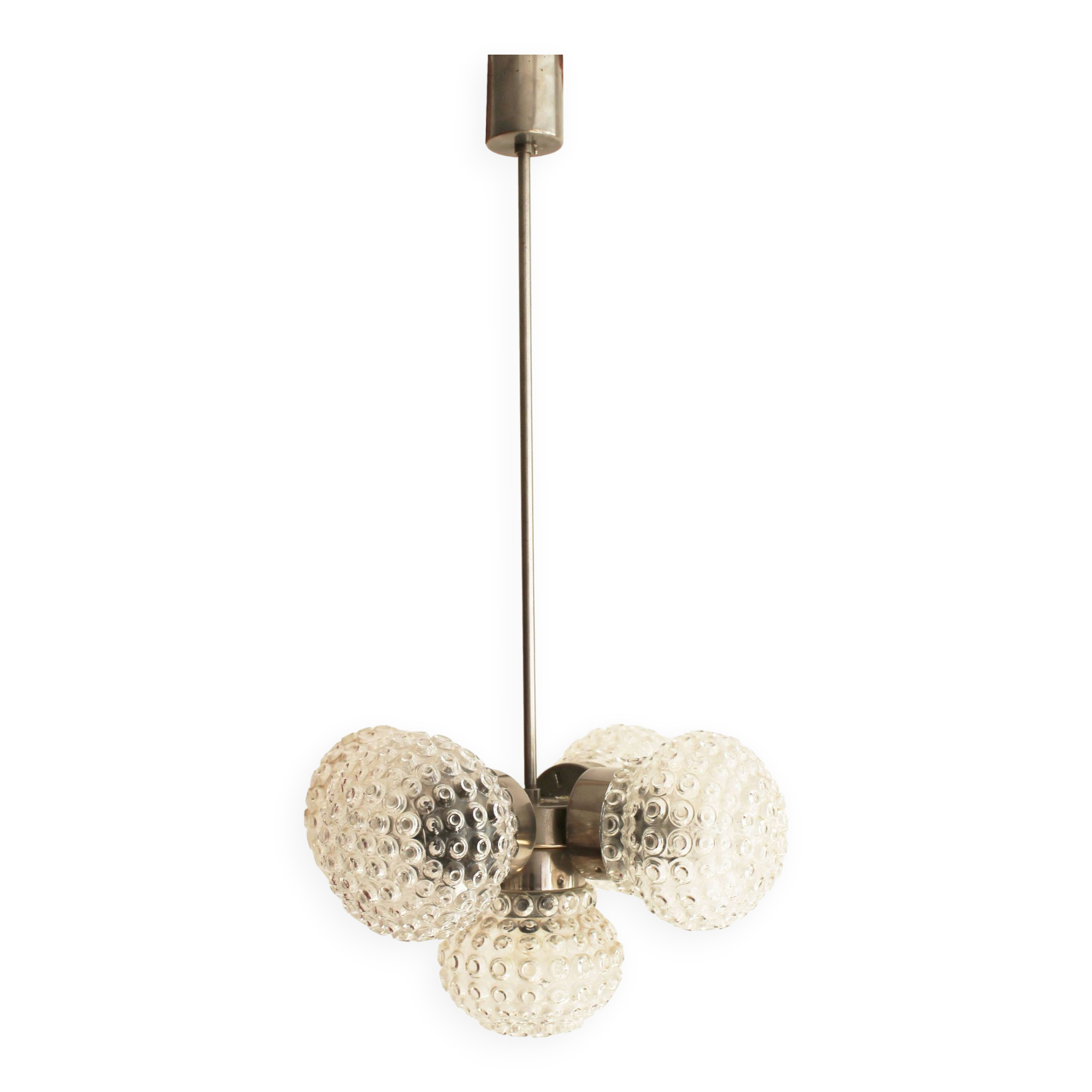 1970's Ceiling Lamp by Miroslav Cermak for Kamenicky Senov Factory