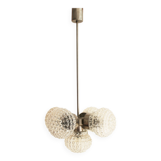 1970's Ceiling Lamp by Miroslav Cermak for Kamenicky Senov Factory