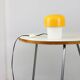 Rare Yellow Mushroom Table Lamp by Luigi Massoni for Guzzini, 1970s