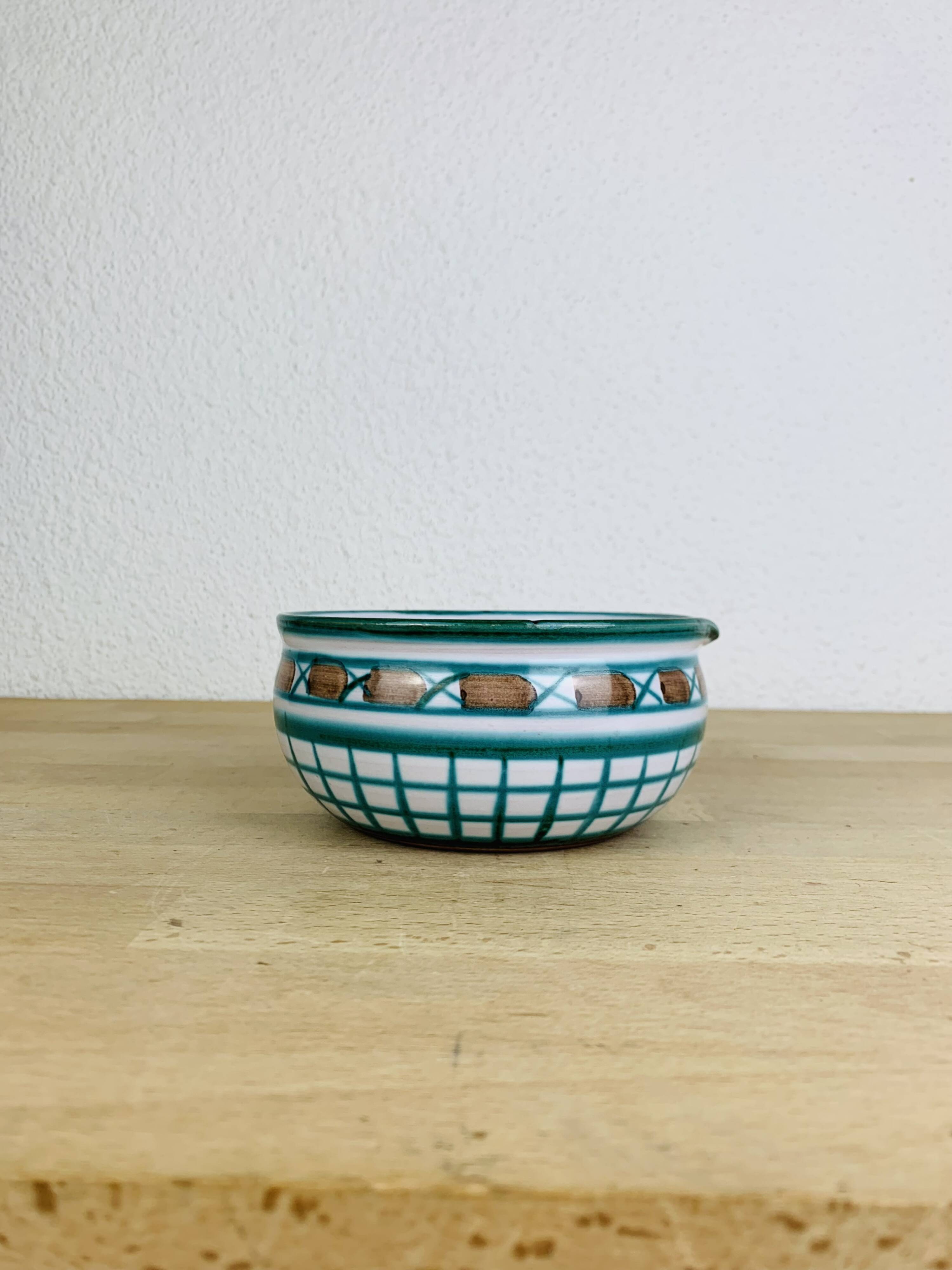 Robert Picault ceramic Vallauris pocket emptier, vintage pan