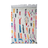 Colorful Berber carpet 279 x 148cm