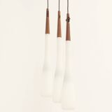 Suspension Drop triple by Uno & Östen Kristiansson for Luxus, Sweden.