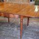 Large extendable oval table up to 3 metres, walnut.