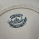 5 assiettes creuse terre de fer gien