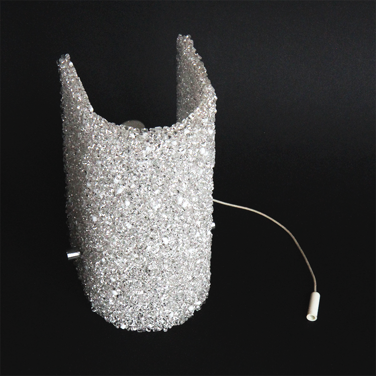 Vintage wall sconce in perspex from the 60s